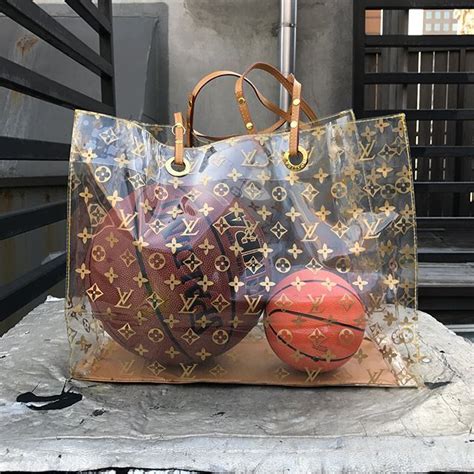 louis vuitton plastic bag.